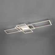 Irvine LED-loftlampe, 3.000-6.500 K, mat nikkel