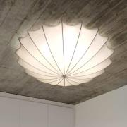 Form loftslampe lavet af tekstil, Ø 80 cm