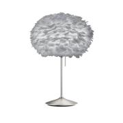 UMAGE Eos medium bordlampe lysegrå/stål