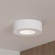 Prios LED-loftlampe Edwina, hvid, 12,2 cm, dæmpbar