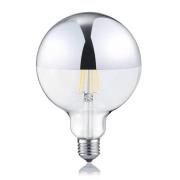 LED-lampe E27 G125 7 W 2.700 K dæmpbar spejlhoved