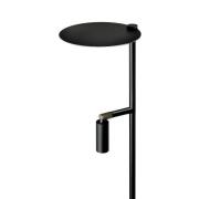 LED-gulvlampe Kelly Spot justerbar sort/nikkel