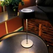 Cocktail LED-bordlampe, batteri, kan dæmpes, sort