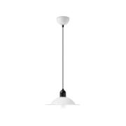 Stilnovo Lampiatta LED-hængelampe, Ø 28 cm, hvid