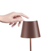 Zafferano Poldina mini bordlampe IP65 corten