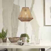 GOOD & MOJO Merapi hængelampe, 30x30 cm, natur
