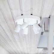 By Rydéns Correct loftspot, 5 lyskilder, mat hvid