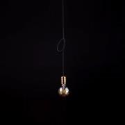 Cable hængelampe, sort/kobber, 1 lyskilde