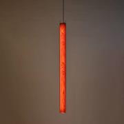 LZF Estela SV LED-hængelampe, 90 cm, kirsebærtræ