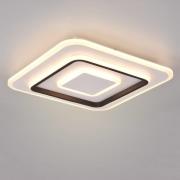 LED-loftslampe Jora kantet, 39,5 x 39,5 cm
