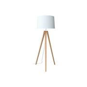 Aluminor Essence trebenet gulvlampe, hvid