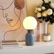 Pauleen Glowing Charm bordlampe, blå keramikfod