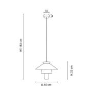 MARKET SET Ruche-pendel, Ø 40 cm, marshmallow