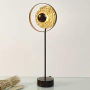 Guld og brun Satellite bordlampe, 42 cm