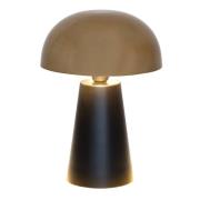 Fungo bordlampe, lyser forneden, sort/guld