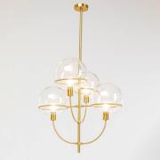 KARE Lantern hængelampe Ø 68cm, 4 lyskilder guld