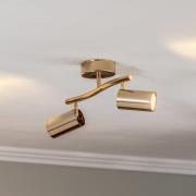 Loftspot, guld, 2 lyskilder