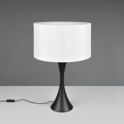 Sabia bordlampe, Ø 40 cm, hvid/sort