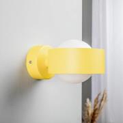Mado væglampe af stål, gul, 1 lyskilde