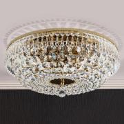 Rund SHERATA loftlampe i guld 45 cm