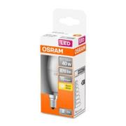 OSRAM Classic B LED-pære E14 4,9W 2.700K mat