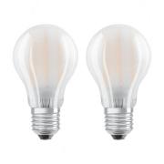 OSRAM LED-pære E27 6,5 W varmhvid, sæt med 2 stk