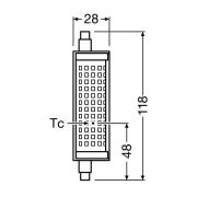 OSRAM LED-pære R7s 19 W 2.700 K, kan dæmpes