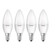 OSRAM LED-kerte E14 Base Retro 4,9 W 4 stk 4.000 K