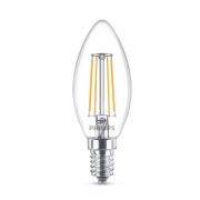 Philips Classic LED-pære E14 B35 4,3W klar 4.000K