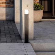 LED-gadelampe OOL-50018, aluminium, højde 80 cm