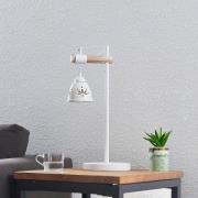 Lindby Pimana bordlampe med keramisk skærm