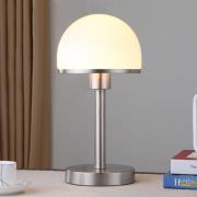 Stilfuld bordlampe Jolie med glasskærm