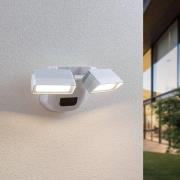 Udendørs LED-væglampe Nikoleta, sensor 2 lyskilder