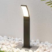 Lindby Ilvita LED-vejlampe, 60 cm, antracit, metal, IP54