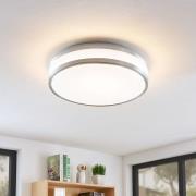 Lindby Nelia LED-loftlampe i alu, rund, 41 cm