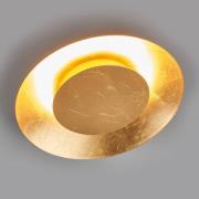 Keti LED-loftlampe i guld-look, Ø 34,5 cm