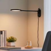 Lindby Valtaria LED-bordlampe, CCT, sort