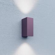 Lysstærk LED-udendørsvæglampe Tavi, kan ruste.