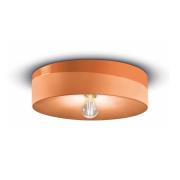 PI loftslampe, blank/mat, Ø 40 cm orange