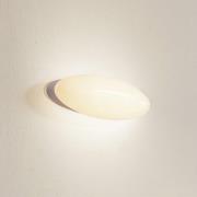 Lucande LED-væglampe Leihlo, hvid, plast, 8 cm høj