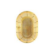 Udendørs væglampe Night Rider, messing, ulakeret