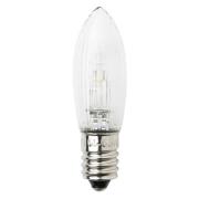E10 0,3W 14-55V LED-reservepærer, kerter,3 stk.
