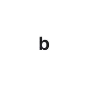 Selvklæbende bogstav b