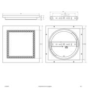 EVN ALQ LED-panel, hvidt 15 W 30x30 cm 3.000 K