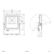 EVN Panthera udendørs LED-spot IP65 10 W 4.000 K