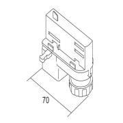 Ivela universaladapter 220-240V, hvid