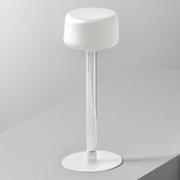 OLEV Tee designerbordlampe med genopladeligt batteri, hvid