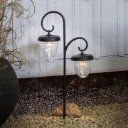 LED solar vejlampe Bellota, dobbelt-flamme