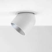 SLC Cup LED-indbygningsdownlight hvid/sølv 2.700 K