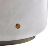 Capsule LED-bordlampe i alabast Højde 30,2 cm